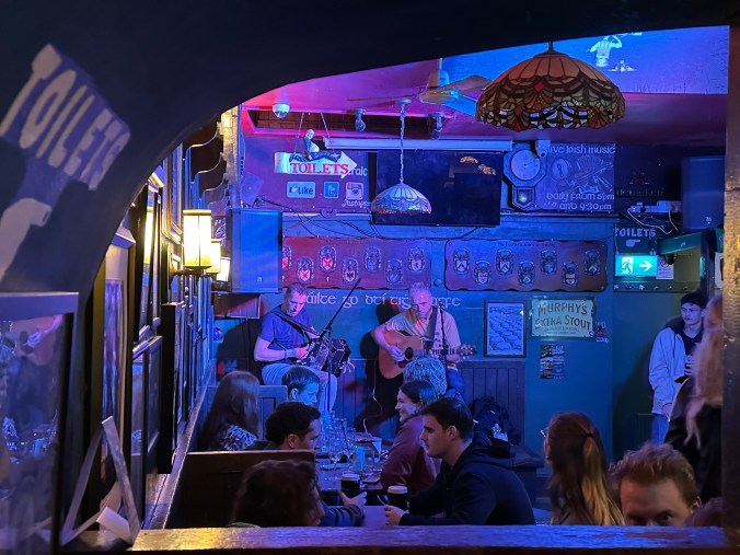 A night of music at Taaffes Bar in Galway, Ireland