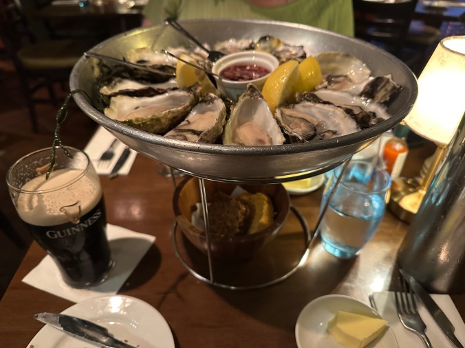 Dinner at Kirwin's in Galway, Ireland