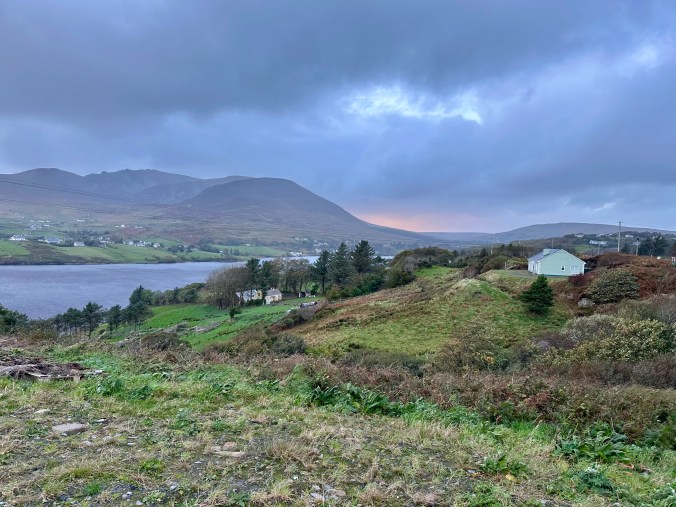 The view post sunset from Derrylahan, Ireland