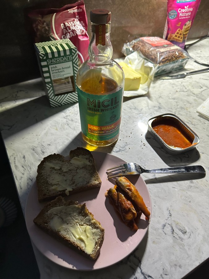 Dinner without power in Derrylahan, Ireland
