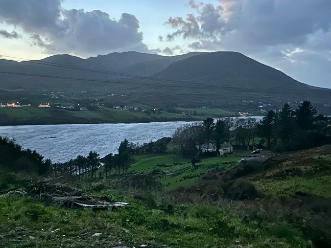 The view post sunset from Derrylahan, Ireland