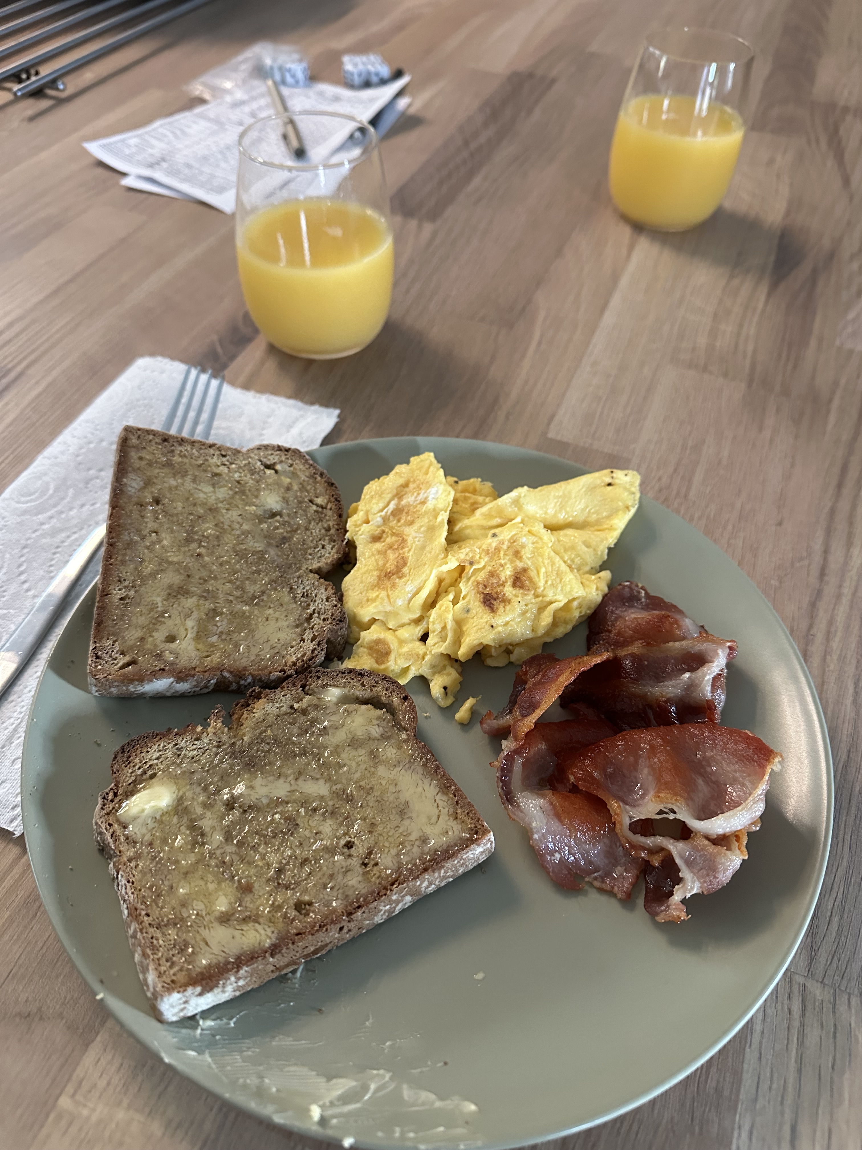 Homemade breakfast in Derrylahan, Ireland